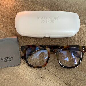 Madison Avenue Blue light tortoise glasses
